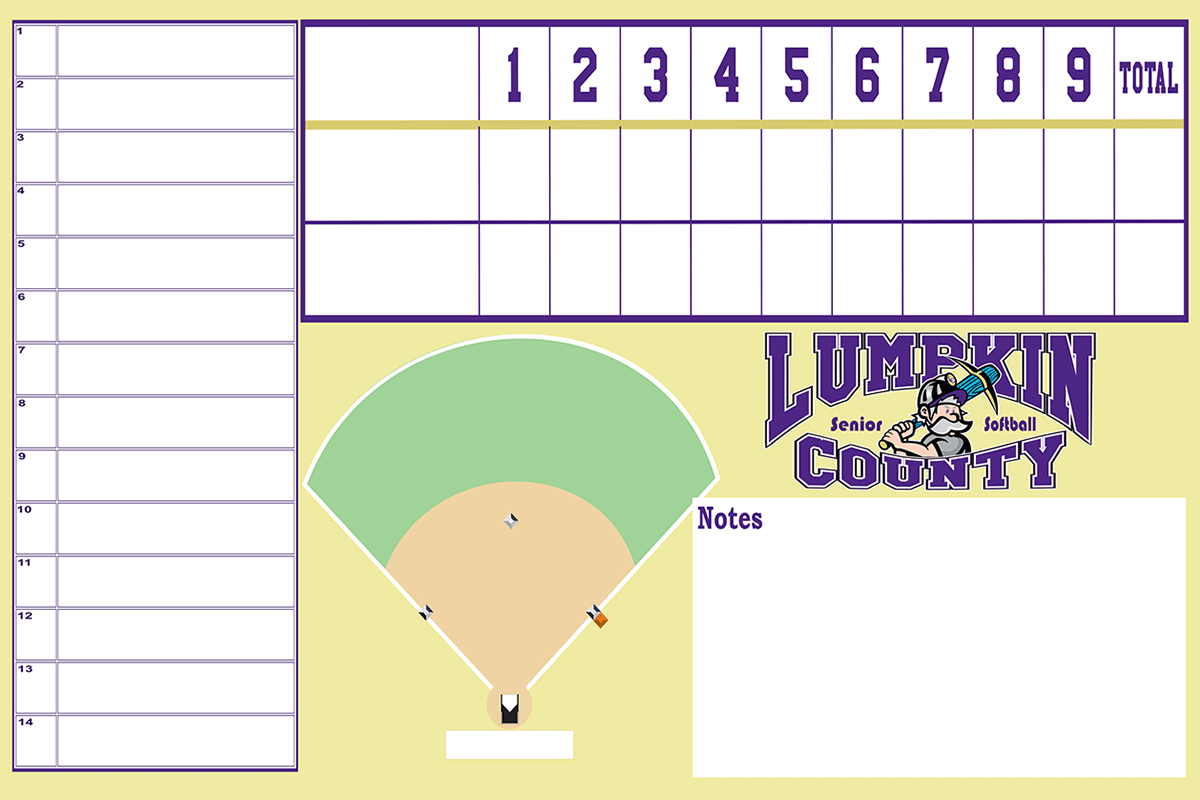 Baseball Field and Scoreboard
