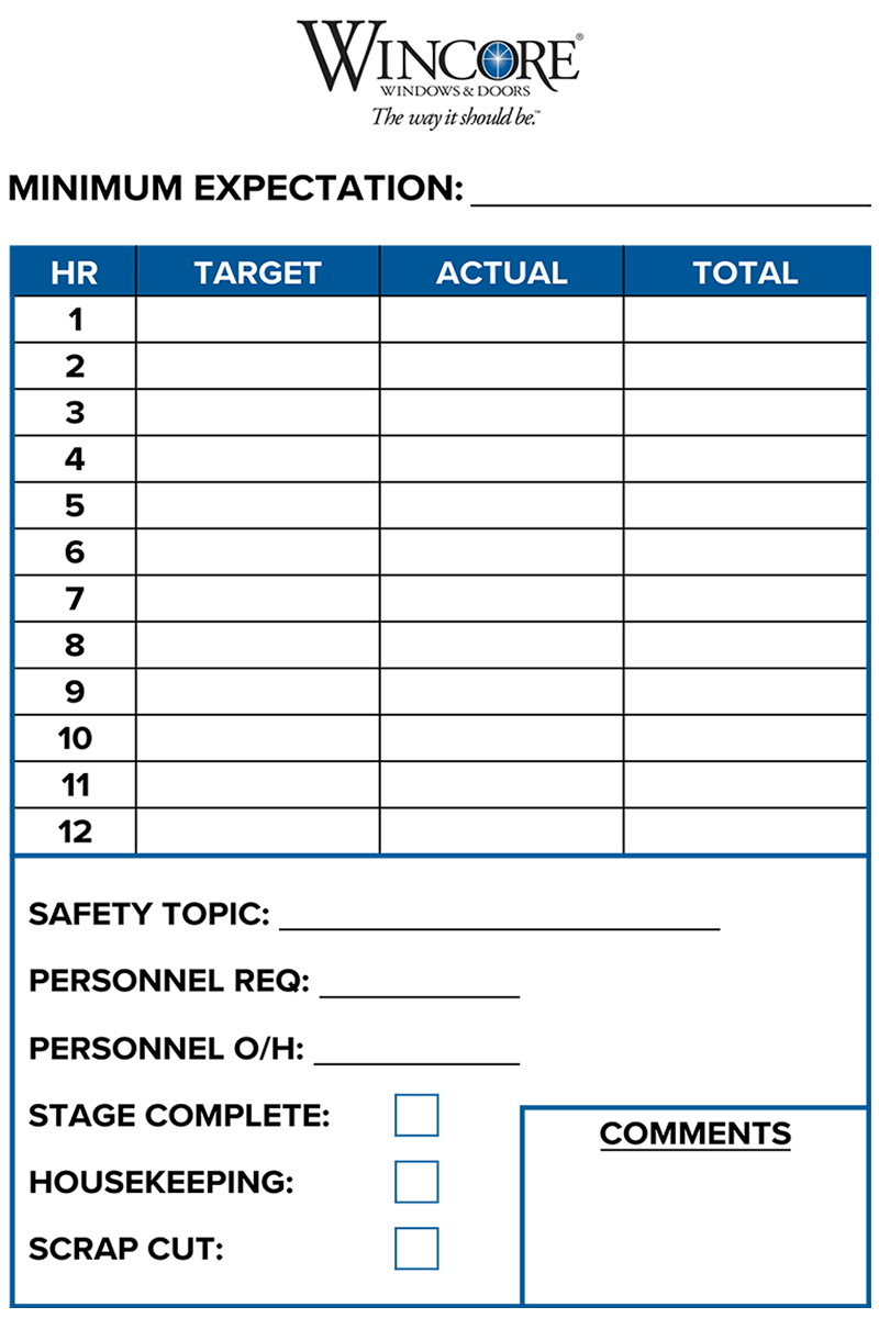 Window Installation Productivity and Safety Board