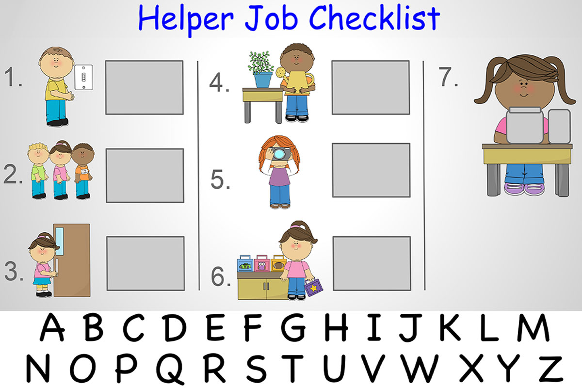 Helper Job Checklist